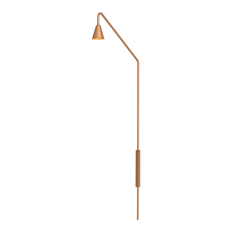 Coluna Foco Metallo Bari Articulada Ligação Direta 1L GU10 550x1350mm CO 316/LD
