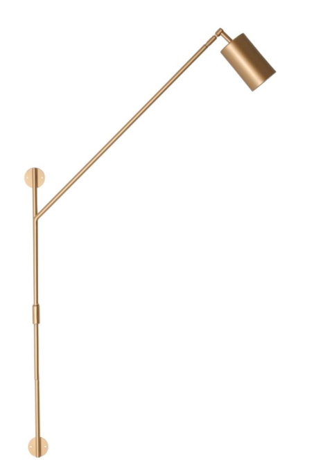 Coluna Foco Metallo Cilindro de Parede Ligação Direta 1L Dicróica Cúpula Ø80mm CO 313/LD