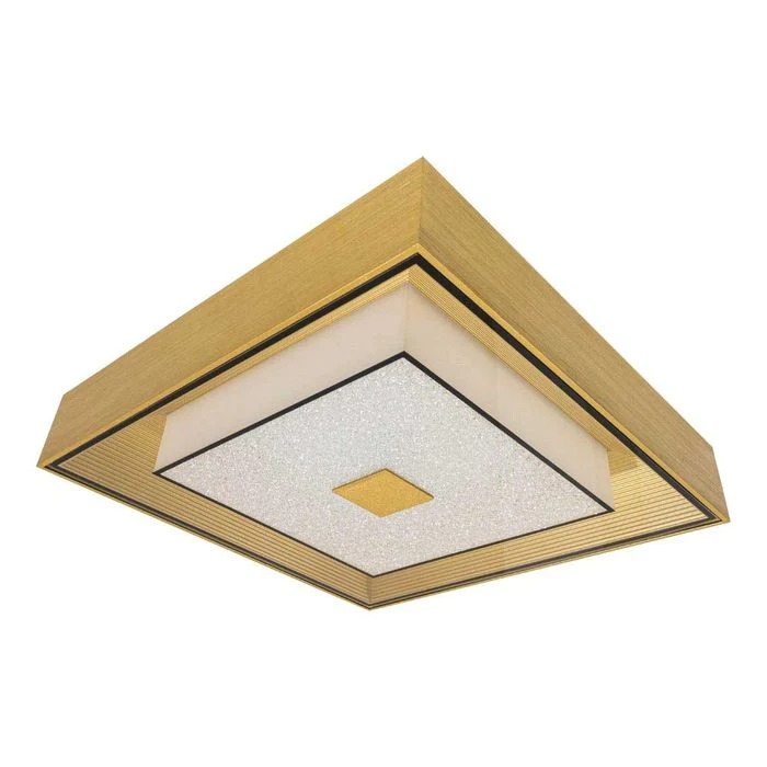 Plafon Starlux Zeus Ouro 12 watts 3000K 340x340mm PS-30959-12W