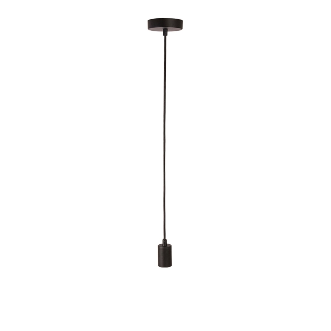 Pendente LUZ DE CASA 1L E27 Preto