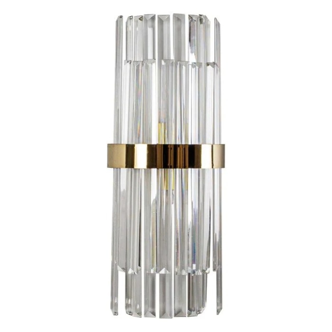 Arandela Starlux Karin Ouro e Clear 2L G9 Ø200x500mm JY-02-MG