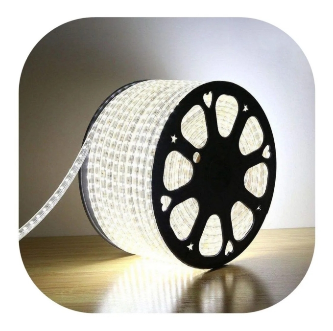 Fita de LED Opus 8 watts/m 4000K 220V IP65 12mm (Rolo 100 metros) OPS 81669