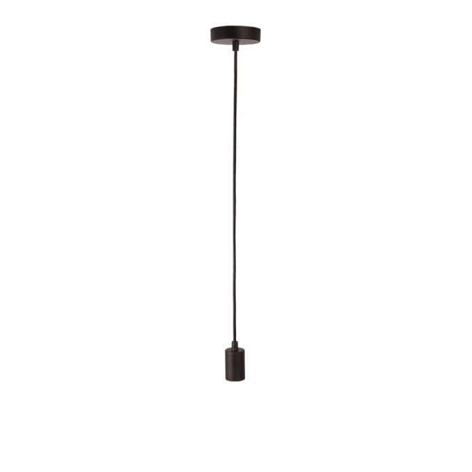 Pendente LUZ DE CASA 1L E27 Preto