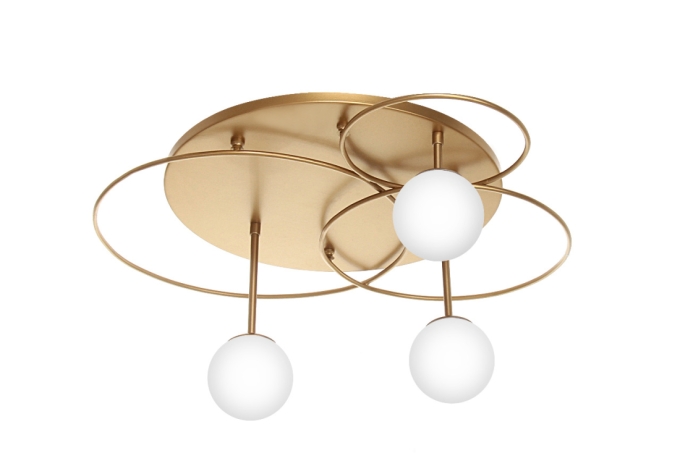 Plafon Old Artisan 3L G9 Ø600x330mm Globos de Ø100 / 120 / 140mm PLF-5606