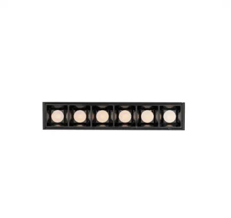 Módulo Magnético Opus LED Soul 6 watts 4000K 48V IRC90 24° IP20 120x22x43mm Preto OPS 83144