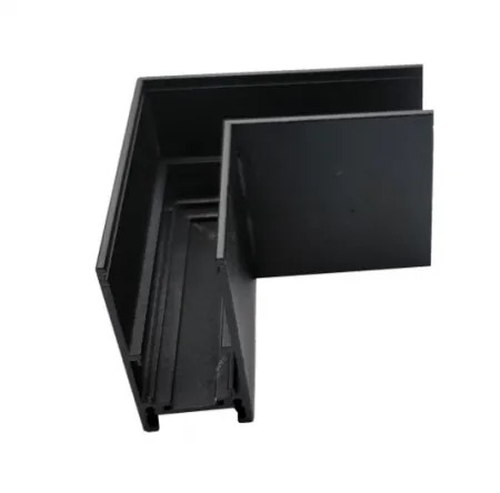 Emenda Trilho Magnético Opus LED Sobrepor 2D Preto OPS 83724