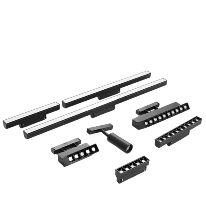 Módulo Magnético Opus LED Soul 6 watts 4000K 48V IRC90 24° IP20 120x22x43mm Preto OPS 83144