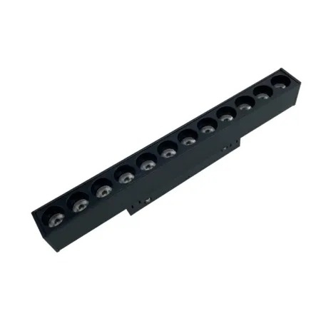 Módulo Magnético Opus LED Soul 12 watts 4000K 48V IRC90 24° IP20 235x22x43mm Preto OPS 83168