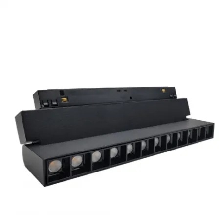 Módulo Magnético Opus LED Soul Washer 12 watts 4000K 48V  IRC90 24° IP20 222x22x102mm Preto OPS 83205