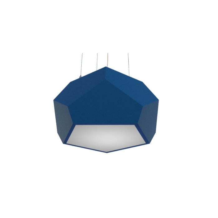 Pendente Fox Lustres Madeira Facetado 4L E27 Ø750x340mm 201