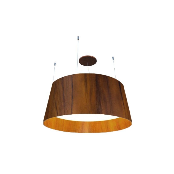 Pendente Fox Lustres Madeira Cônico 5L E27 Ø620X230mm 101