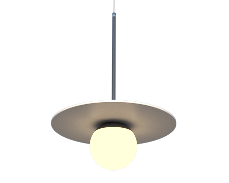 Pendente Fox Lustres Madeira Orb 1L G9  Ø500X500mm  1005