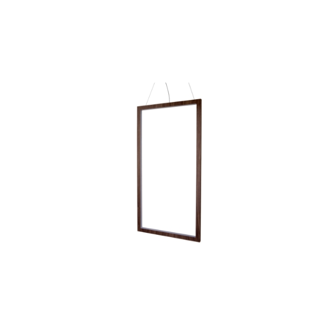 Pendente Fox Lustres Madeira 32 watts 3000K Bivolt 600x300mm 3011