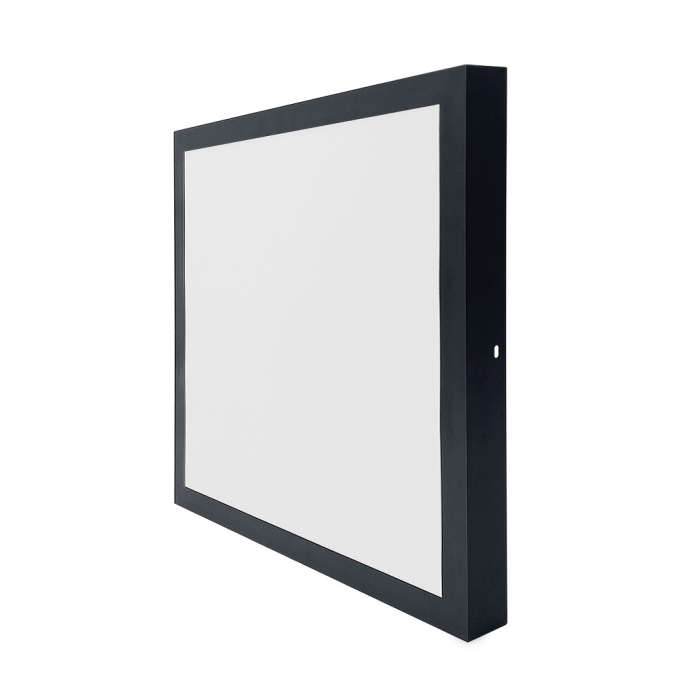 Painel Sobrepor Blumenau Backlight 32 watts Preto 3000K 400x400x38mm Alumínio Bivolt 83893001