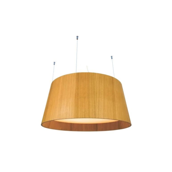 Pendente Fox Lustres Madeira Cônico 5L E27 Ø750X350mm 102