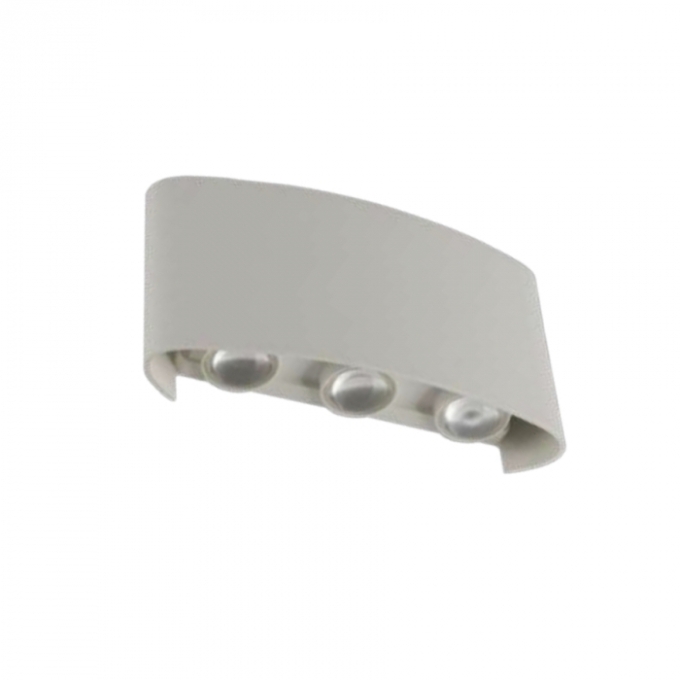 Arandela Opus LED Clessidra Branco 6 watts 3000K 24° Bivolt IP65 150x75x40mm OPS 81386