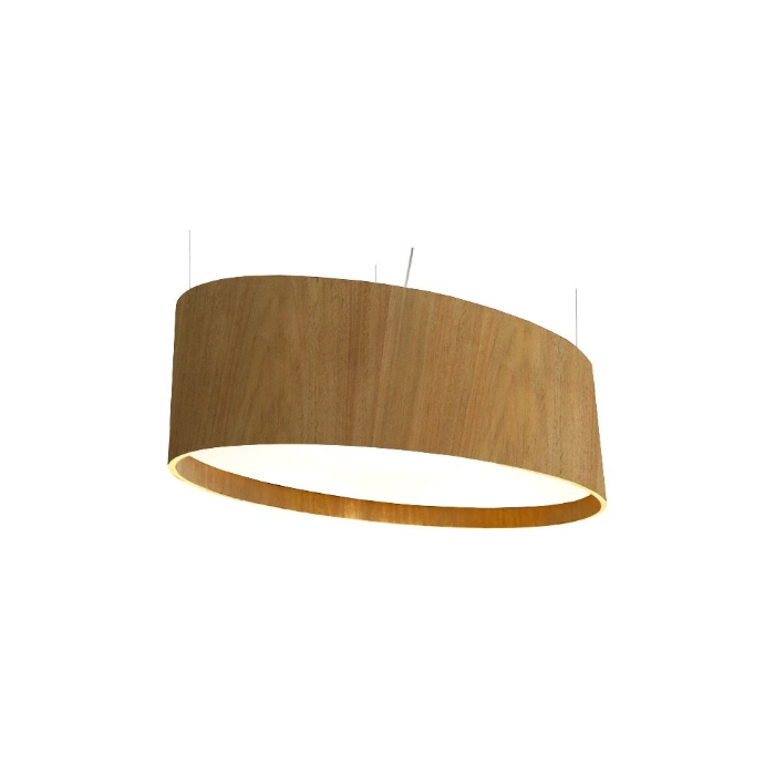 Pendente Fox Lustres Madeira Oval 4L E27 210x650x400mm 460