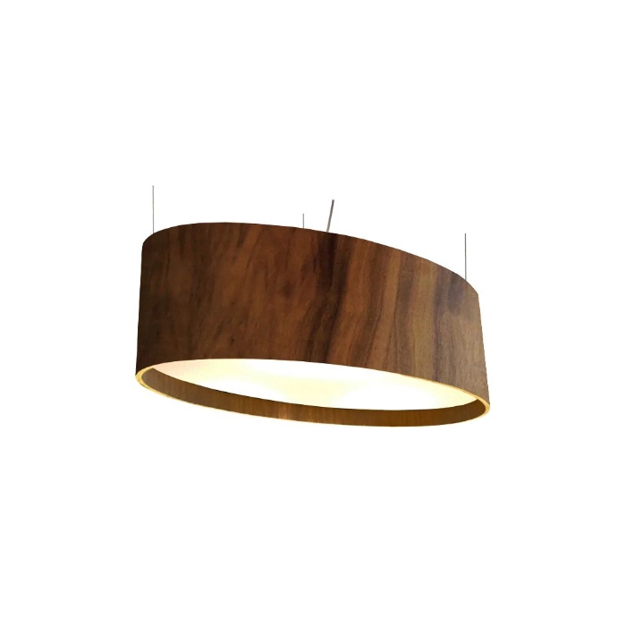 Pendente Fox Lustres Madeira Oval 4L E27 210x760x290mm 470
