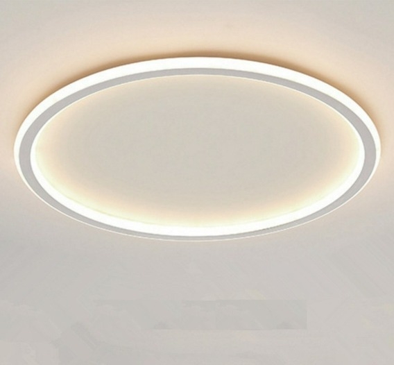 Plafon Opus LED Telaio Redondo 28 watts 3000K Bivolt Ø415x45mm Branco OPS 83618