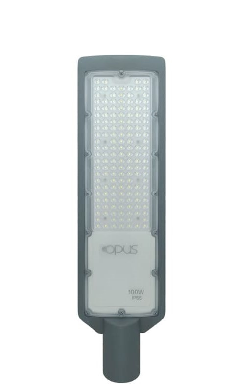 Luminária para Poste Opus LED 100 watts 6500K IP65 475x140x65mm Preto OPS 81959
