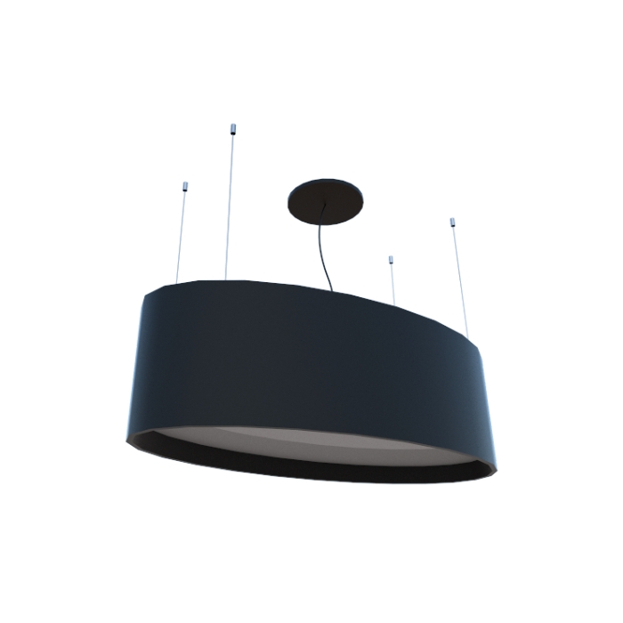 Pendente Fox Lustres Madeira Oval 4L E27 210x650x400mm 460