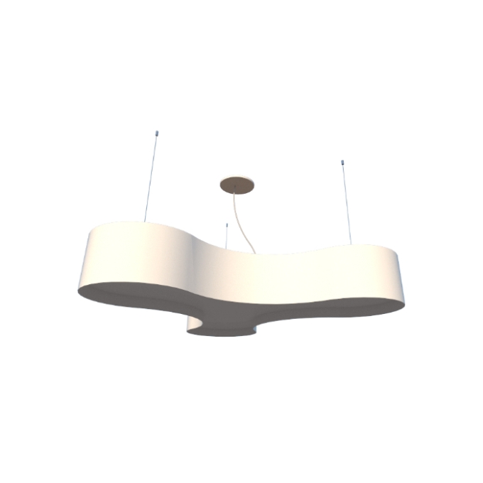 Pendente Fox Lustres Madeira Semi Cilíndrico 6L E27 210x1000x1000mm 480