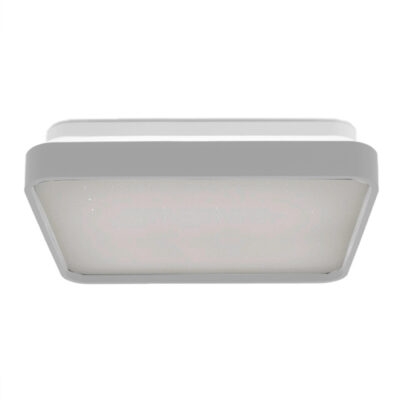 Plafon Opus LED White 24 watts 3000K Bivolt Difusor Cintilante 400x400mm Branco OPS 82833
