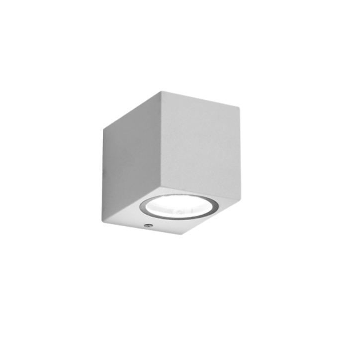Arandela Opus Solo Branco IP65 1L Dicróica 72x80x95mm OPS 81195