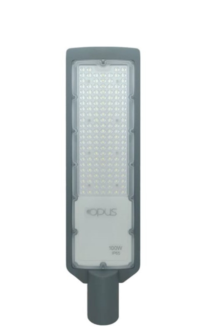 Luminária para Poste Opus LED 100 watts 6500K IP65 475x140x65mm Preto OPS 81959