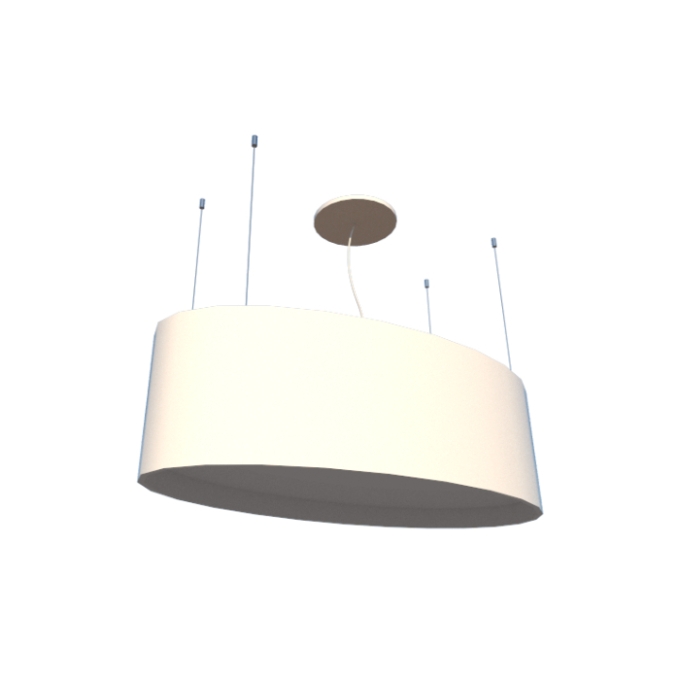 Pendente Fox Lustres Madeira Oval 4L E27 210x650x400mm 460