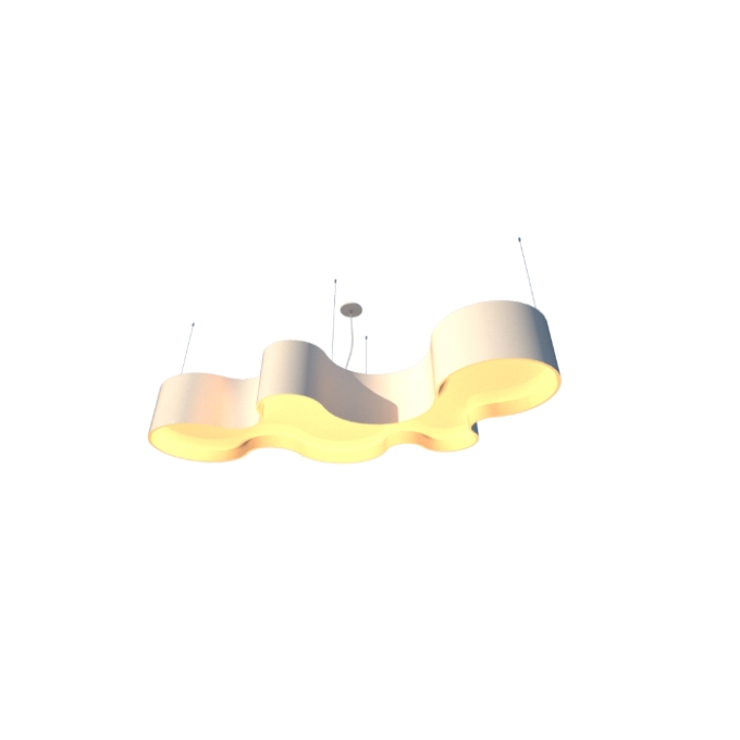 Pendente Fox Lustres Madeira Semi Cilíndrico 9L E27 210x2000x850mm 4001