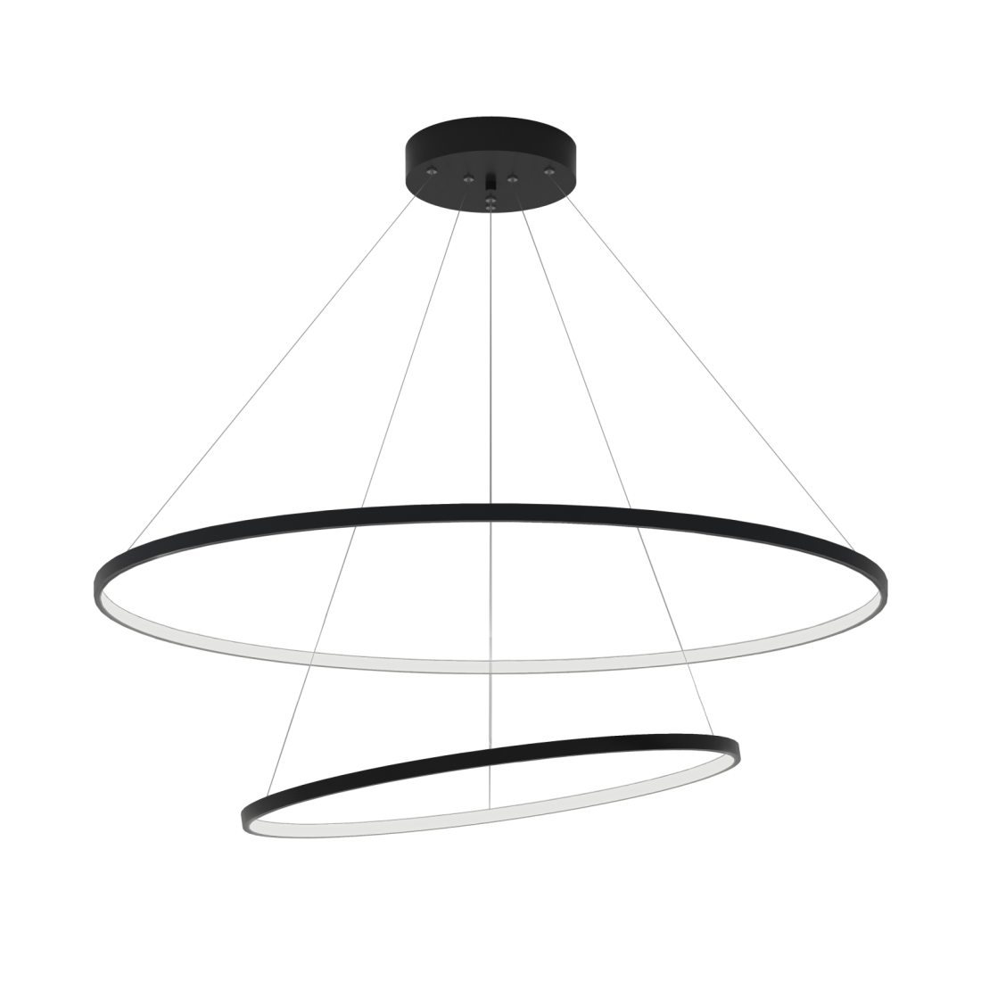 Pendente Montare Anello Duplo 36 watts Ø600/400mm 127640