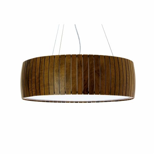 Pendente Accord Barril Ripado 85 watts 2700K Bivolt Ø900x190mm 1114LED
