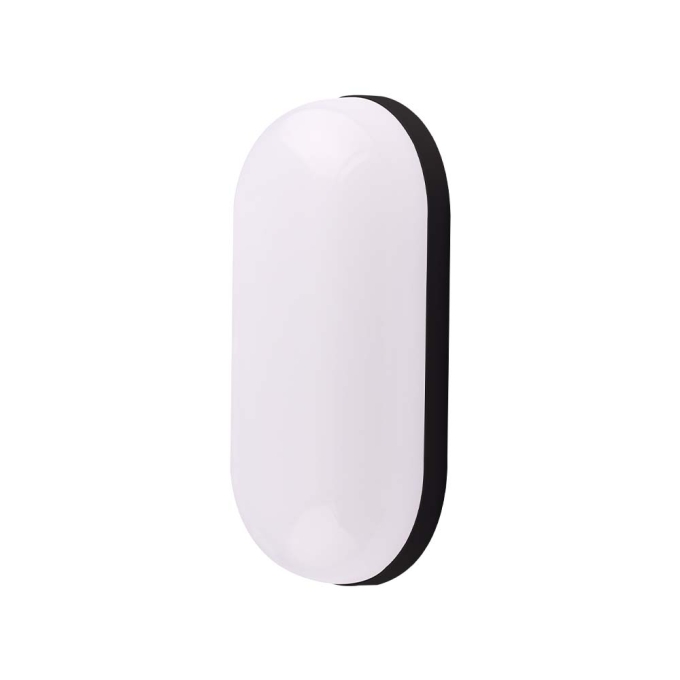 Arandela Tartaruga Preta Blumenau 8 watts 3000K Bivolt 165x75x41mm 15083016