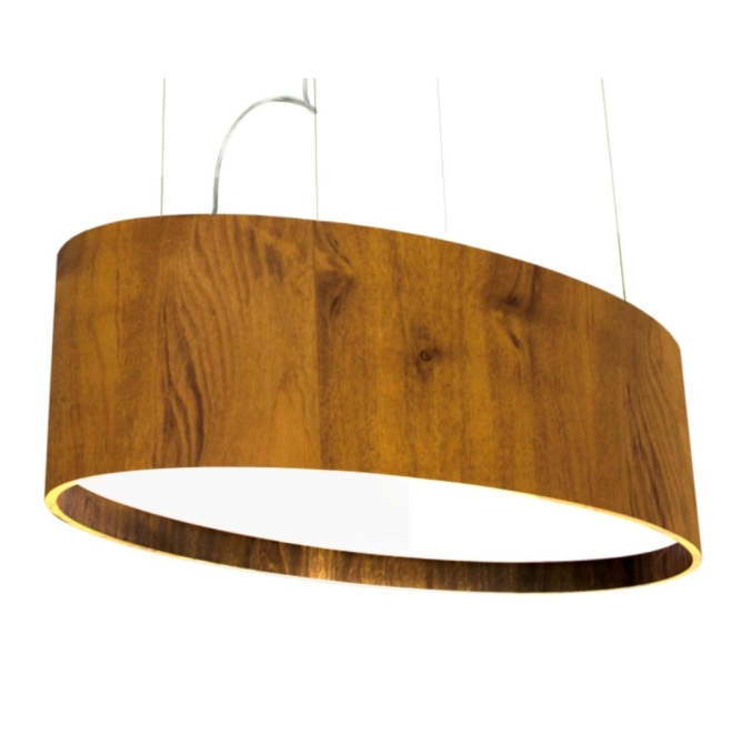 Pendente Accord Oval 46 watts 2700K Bivolt 820x250x450mm 287LED