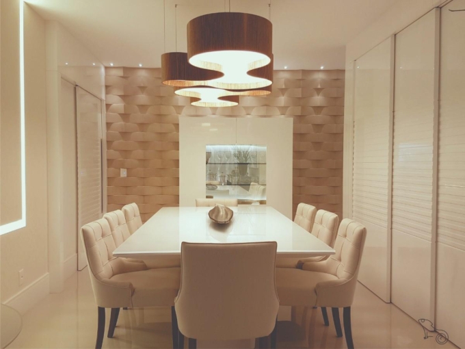 Pendente Accord Orgânico Semi Cilíndrico KS 44 watts 2700K Bivolt 800x550x200mm 1216LED