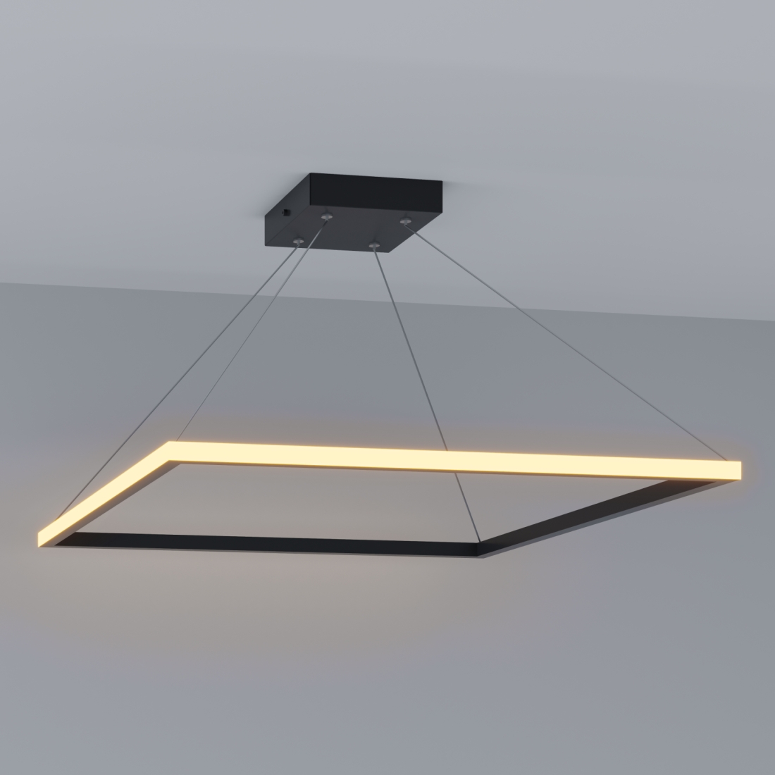 Pendente Montare Vega Led Externo 18,4 watts 400x400mm 33240