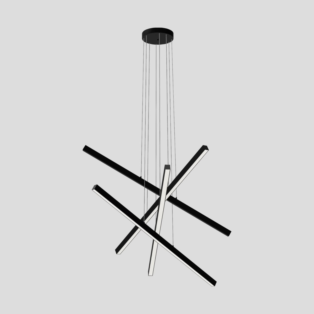 Pendente Montare Linear Quadruplo 27,6 watts 600x35x35mm 39460