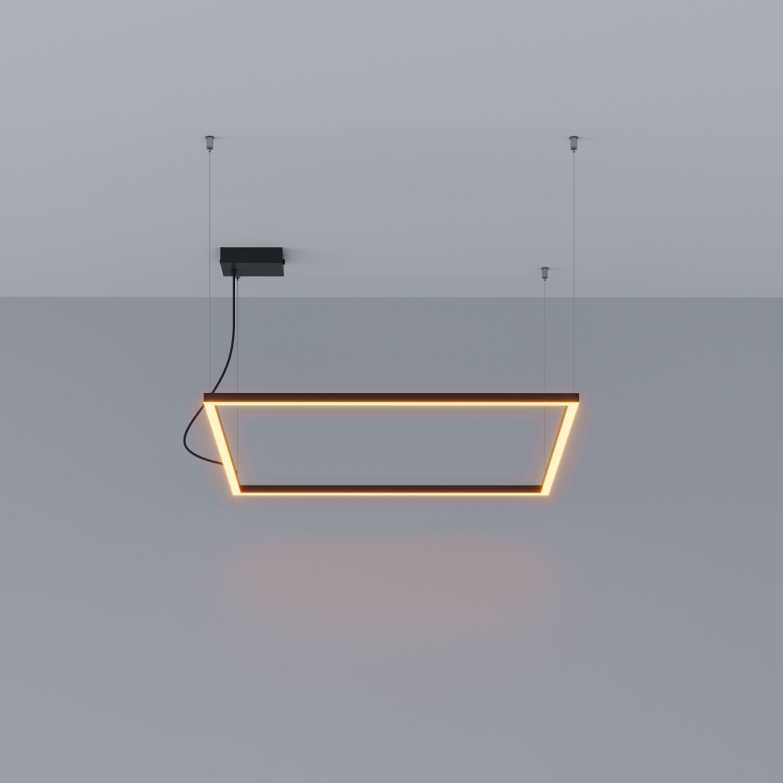 Pendente Montare Vega Plus Led Para Baixo 18,4 watts 400x400mm 33340