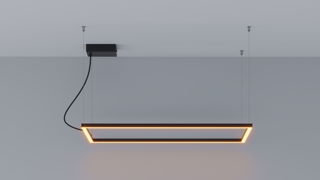 Pendente Montare Vega Plus Led Para Baixo 36,8 watts 1200x400mm 333121