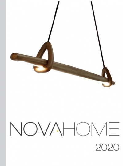 Pendente Nova Home Slim Madeira Jequitibá Natural 40,2 watts 3000K 1800mm 3131