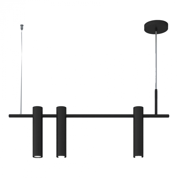 Pendente Montare Cetus 3L Mini Dicroica MR11 1200x100x250mm 314120