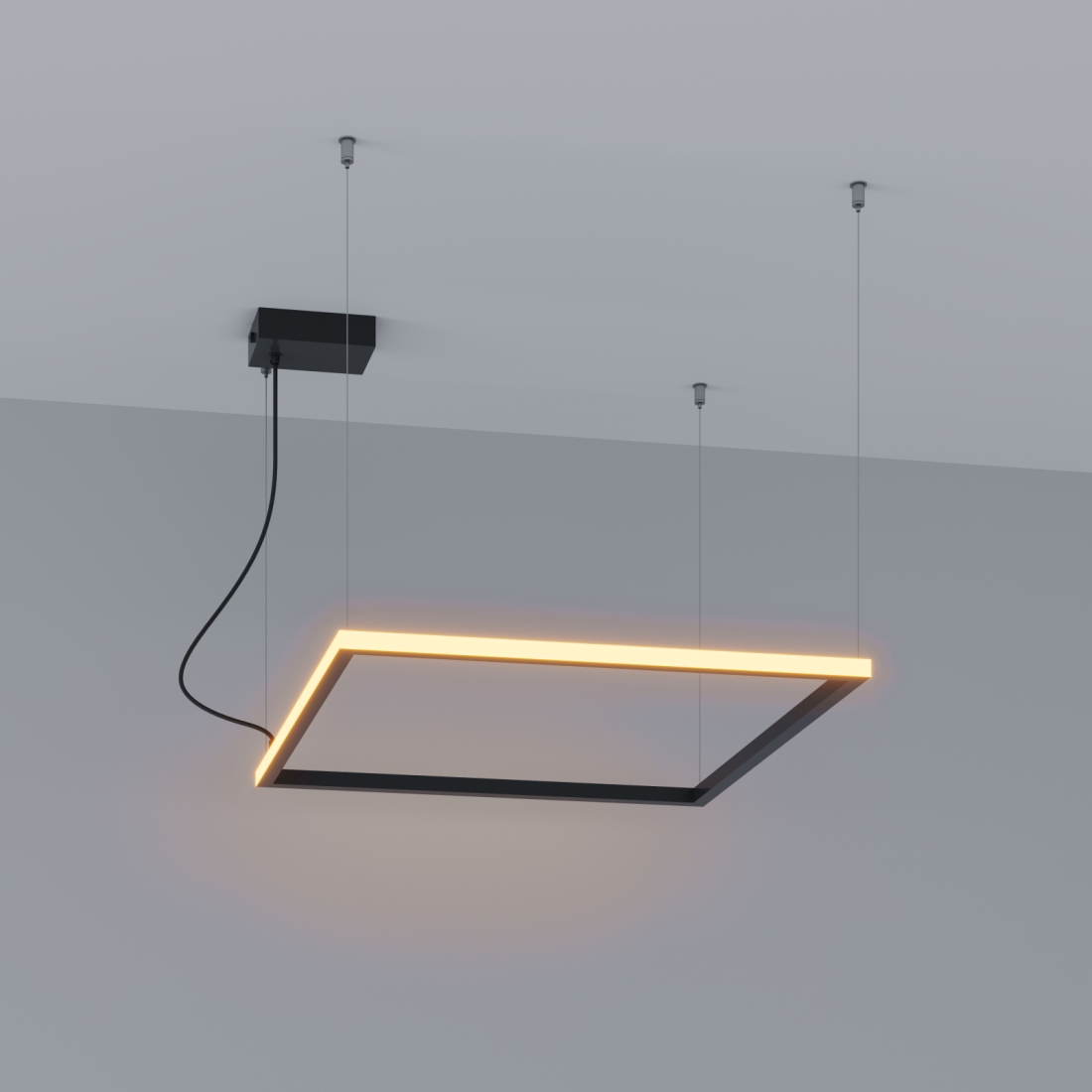 Pendente Montare Vega Plus Led Externo 27,6 watts 600x600mm 33560