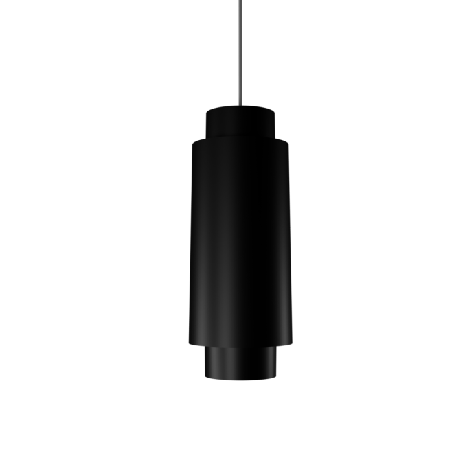 Pendente Accord Cilíndrico Duplo Madeira 1L E27 Ø160x500mm 1478