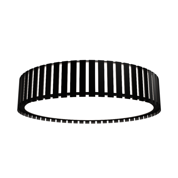 Plafon Accord Cilíndrico Ripado 6L E27 Ø900x150mm 5037