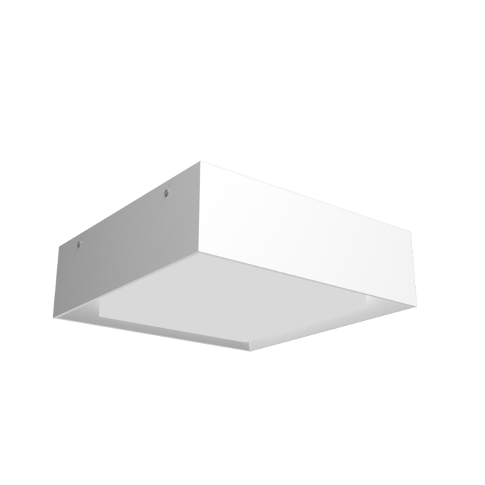 Plafon Accord Meio Squadro 26 watts 2700K Bivolt 400x400x120mm 587LED