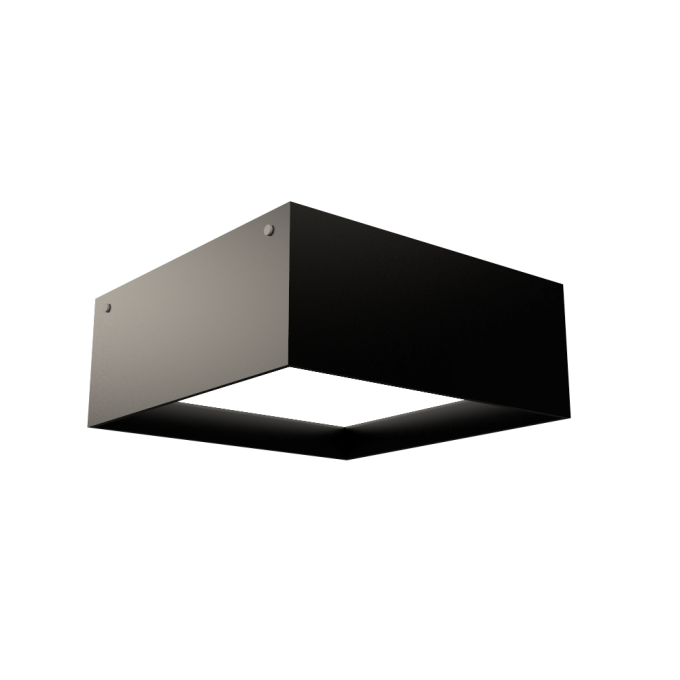 Plafon Accord Meio Squadro 44 watts 2700K Bivolt  500x500x120mm 493LED