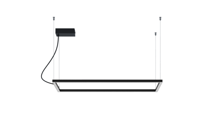 Pendente Montare Vega Plus Led Para Baixo 36,8 watts 1200x400mm 333121