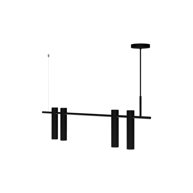 Pendente Montare Cetus 4L Mini Dicroica MR11 1400x100x250mm 316140