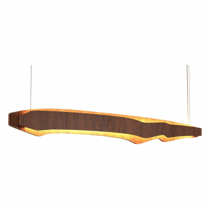 Pendente Accord Horizon Retangular 64 Watts 2700K Bivolt 1400x90x195mm 1471LED